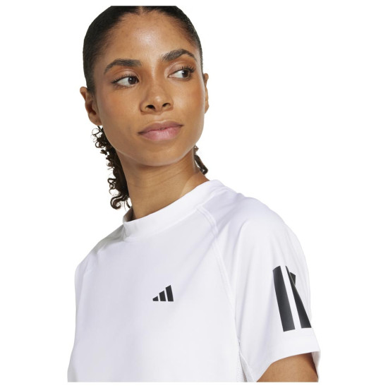 Adidas Γυναικεία κοντομάνικη μπλούζα Club 3-Stripes Tennis Climacool Tee Adidas Γυναικεία κοντομάνικη μπλούζα Club 3-Stripes Tennis Climacool Tee